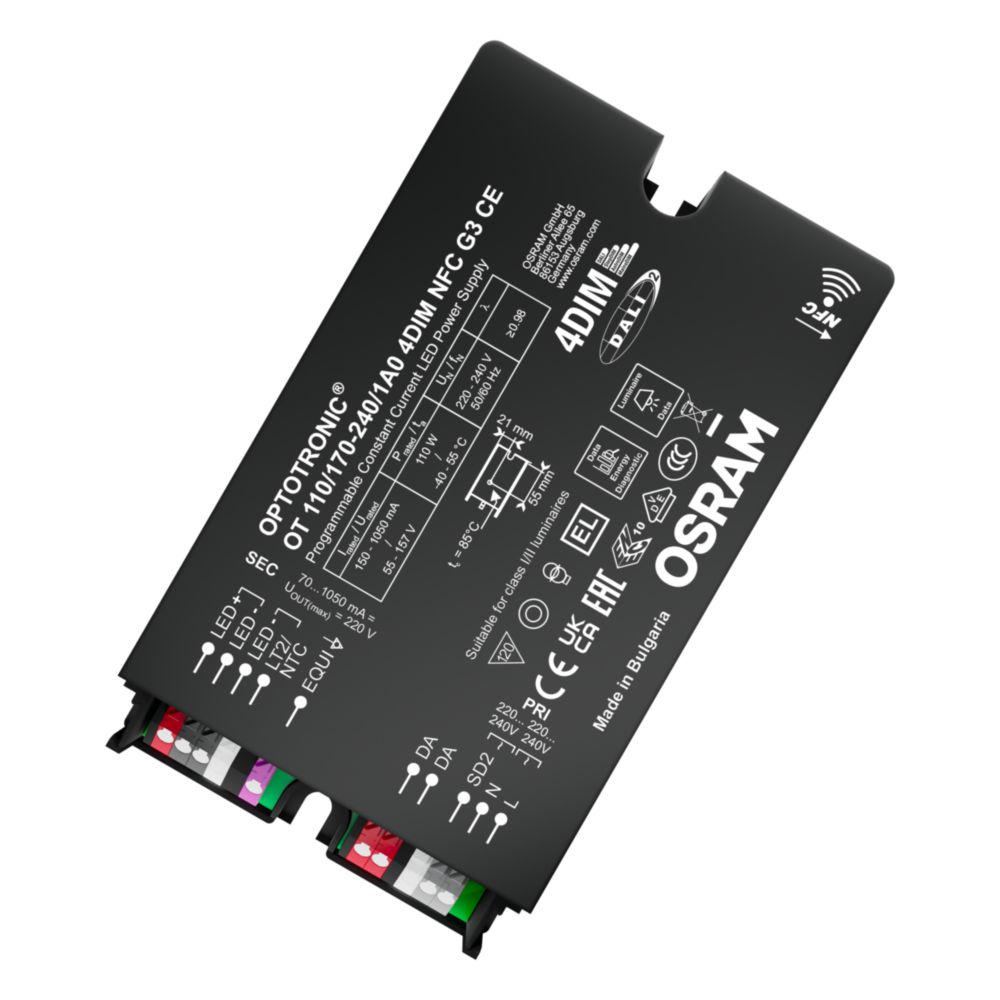 Bild von Osram LED-Treiber OT 110/170-240/1A0 4DIM NFC G3 CE - 4062172219037