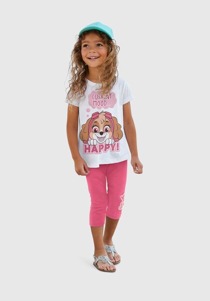 Bild von PAW PATROL Shirt & Leggings (Set, 2-tlg) mit Glitzerdruck