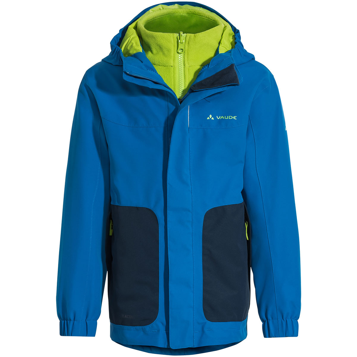 Bild von VAUDE Unisex Kinder Kids Campfire 3in1 Jacket Iv, Radiate/green, 146-152 EU