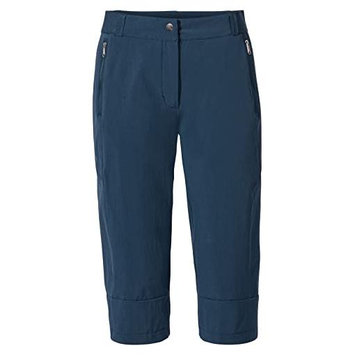 Bild von Vaude WO FARLEY STRETCH CAPRI III Damen Wanderhose (Dunkelblau 34 D) Wanderhosen