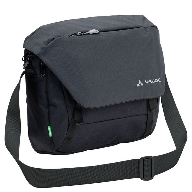 Bild von VAUDE Umhängetasche ROM S III Schwarz, hochwertige Messenger Bag Herren & Damen aus recyceltem PET, wasserabweisende Schultertasche mit Notebook-Fach ideal für den urbanen Alltag