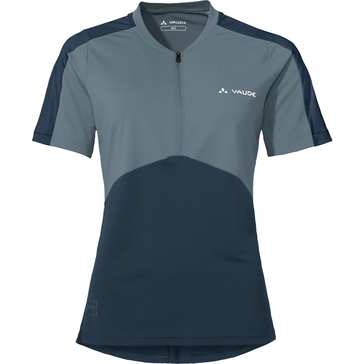 Bild von Vaude - Women's Altissimo Shirt II - Radtrikot Gr 42 blau/grau