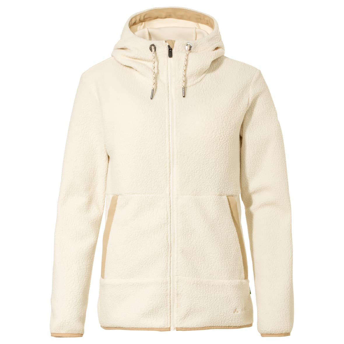 Bild von VAUDE Damen-Fleecejacke "Manukau II" mit weitenregulierbarer Kapuze, ecru, Gr. 40