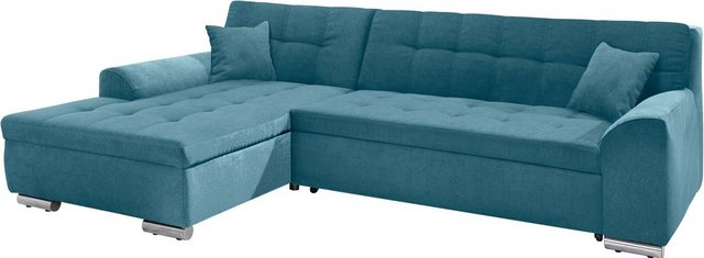 Bild von DOMO collection Ecksofa "Aversa L-Form", wahlweise mit Bettfunktion
