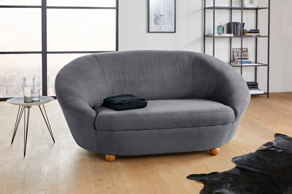 Bild von LOOKS by Wolfgang Joop Sofa "LooksIV", Rundsofa, in vielen frischen Farben wählbar