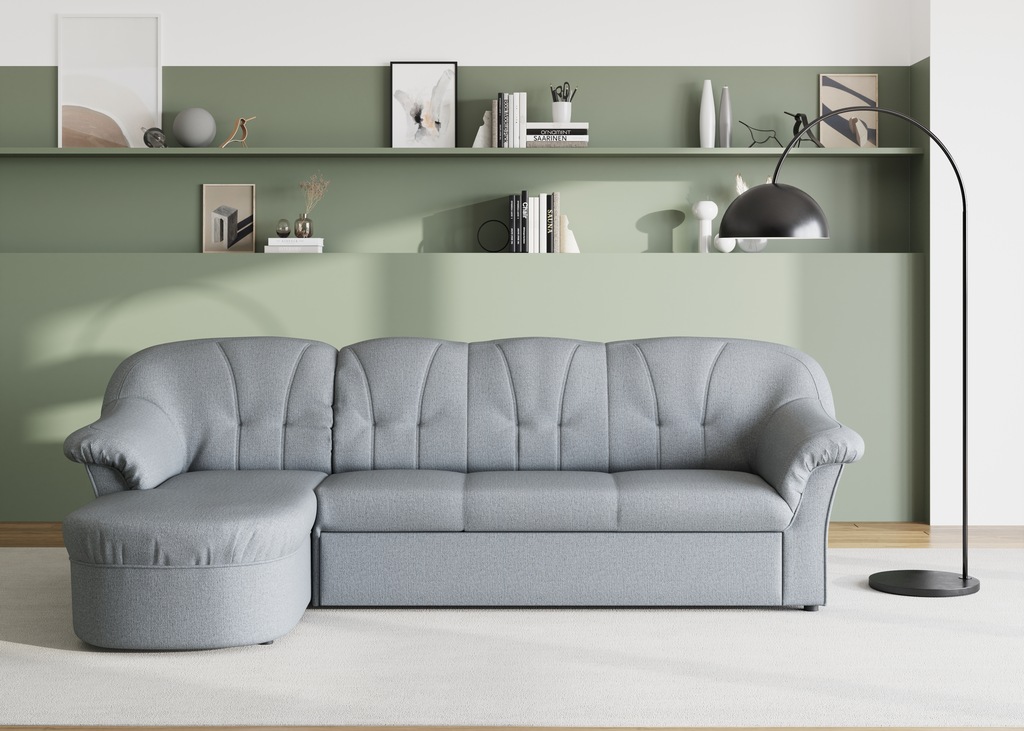 Bild von DOMO collection Ecksofa "Pegnitz L-Form", wahlweise mit Bettfunktion