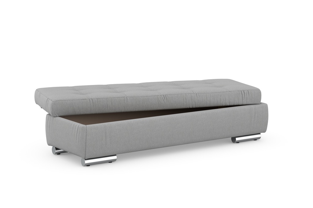 Bild von DOMO collection Hocker "Treviso XXL: B/T/H: 161/60/41 cm", mit Stauraum, auch in Cord, passend zur Serie, moderne Steppung