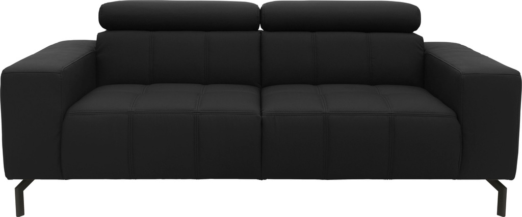 Bild von DOMO collection 2-Sitzer "Cunelli", wahlweise inklusive 6-fach verstellbarer Kopfteilverstellung