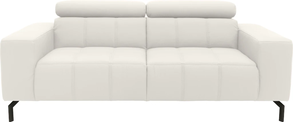 Bild von DOMO collection 2-Sitzer "Cunelli", wahlweise inklusive 6-fach verstellbarer Kopfteilverstellung