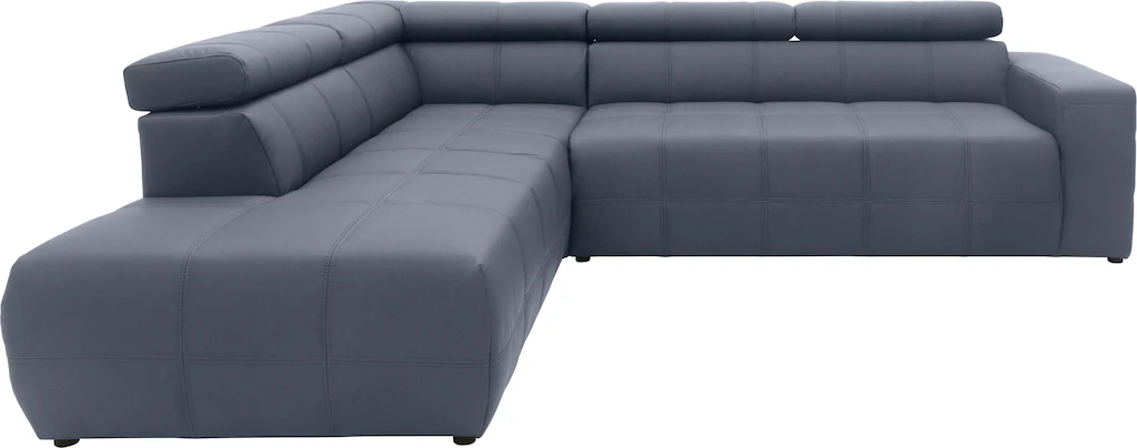 Bild von DOMO collection Ecksofa "Brandon L-Form, auch in Leder", inklusive Kopfteilverstellung, wahlweise mit Sitztiefenverstellung