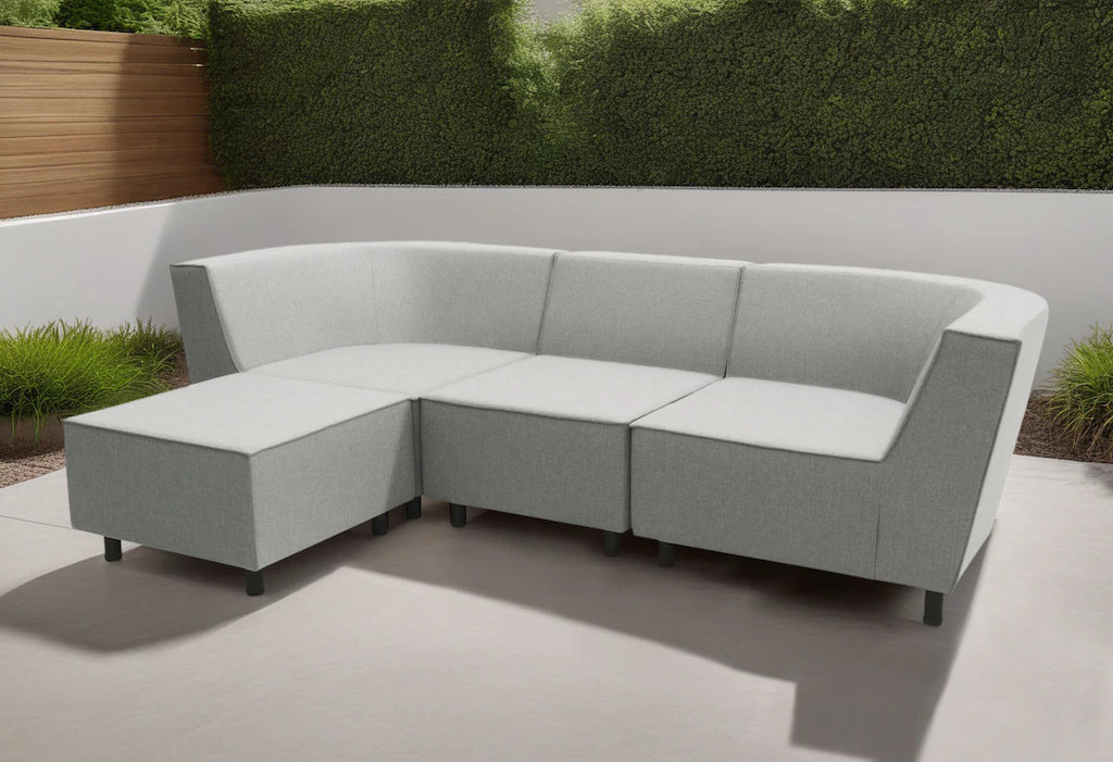 Bild von DOMO collection Sofaelement "Sonna, individuell zusammenstellbar", Einzelelemente für Terrasse, Garten und Balkon, speziell für Outdoor