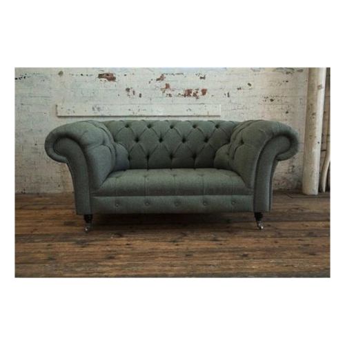 Bild von JVmoebel Sofa Polster Sofa Design Luxus Chesterfield Textil 2 Sitzer