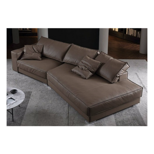Bild von JVmoebel Ecksofa – Moderne Wohnlandschaft aus Leder