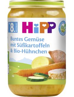 Bild von Hipp Buntes Gemüse mit Süßkartoffeln & Bio-Hühnchen