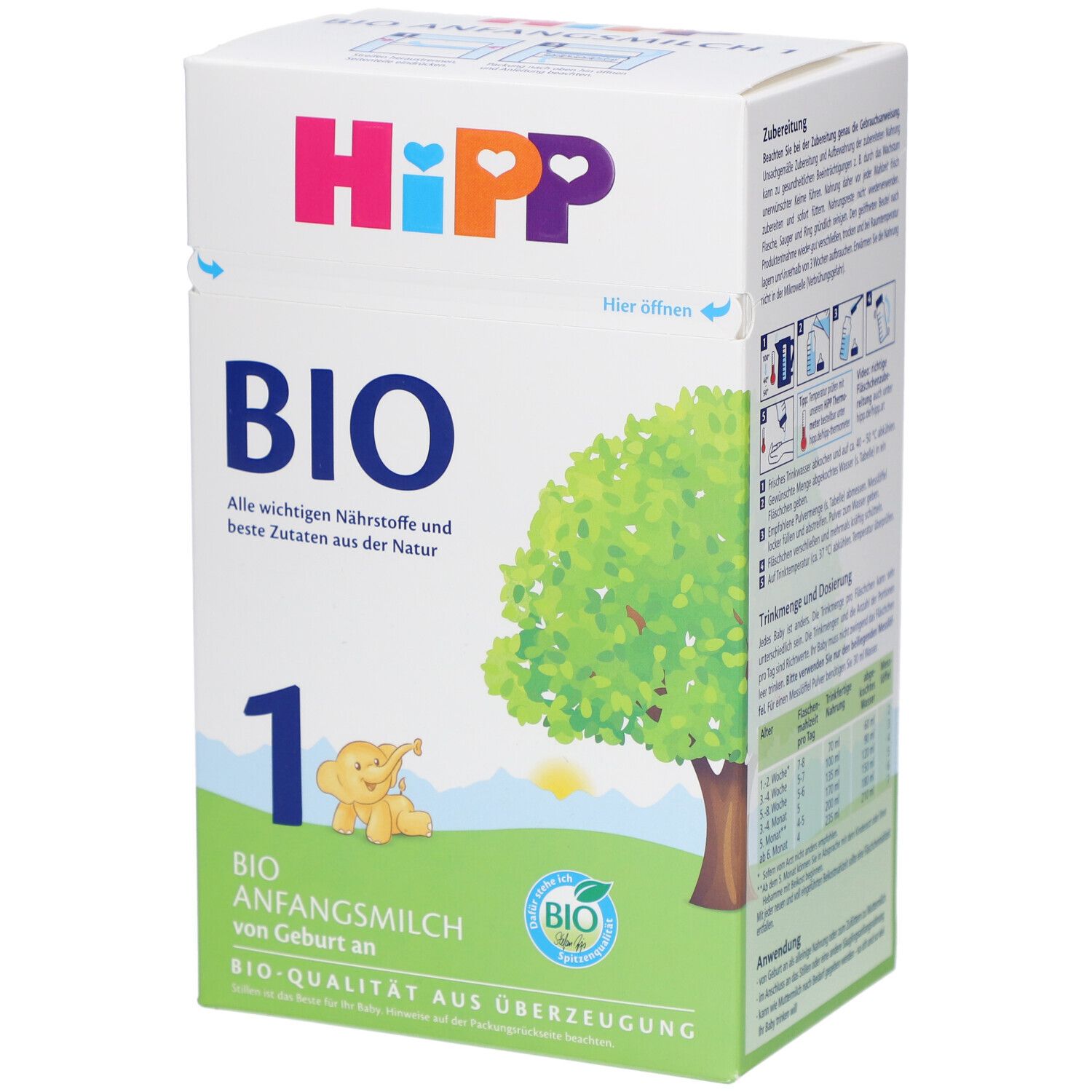 Bild von Hipp Bio 1 Anfangsmilch von Geburt an