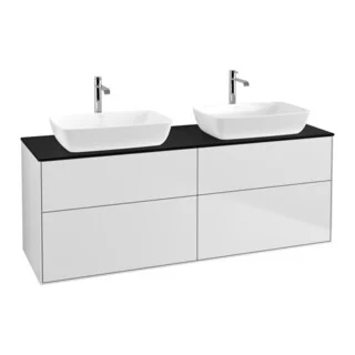 Bild von V&B Waschtischunterschrank Finion 160x60cm, Abd.-Pl. bla m, wh. m lacquer