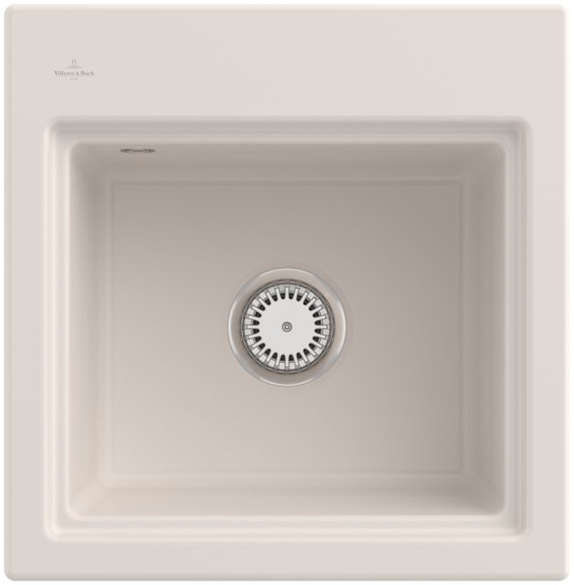 Bild von Villeroy & Boch Einbauspüle Keramikspüle 335A01KR, Subway Style 50 S