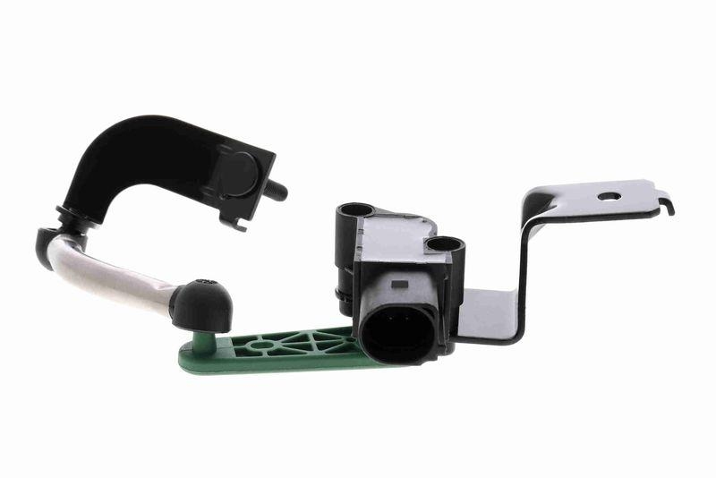 Bild von VEMO V10-72-1616 Sensor, Xenonlicht (Leuchtweiteregulierung) Vorderachse links mit Halterahmen VOLKSWAGEN: Sharan II, Tiguan I, Passat B7 Variant