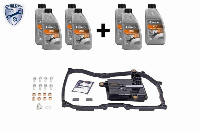 Bild von VAICO V10-8037-XXL Teilesatz, Ölwechsel-Automatikgetriebe mit Dichtung, mit Zubehör mit Ölmenge für Ölspülung VOLKSWAGEN: Golf 7, Golf 7 Variant