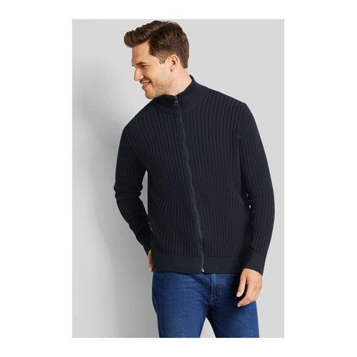 Bild von Strickjacke mit Zopfmuster in marine – Stilvoll und Bequem