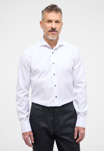 Bild von Eterna Businesshemd Slim Fit stark tailliert bügelfrei Haifischkragen