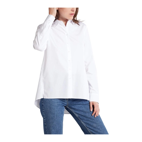 Bild von Eterna Comfort Fit Langarmbluse in Weiß