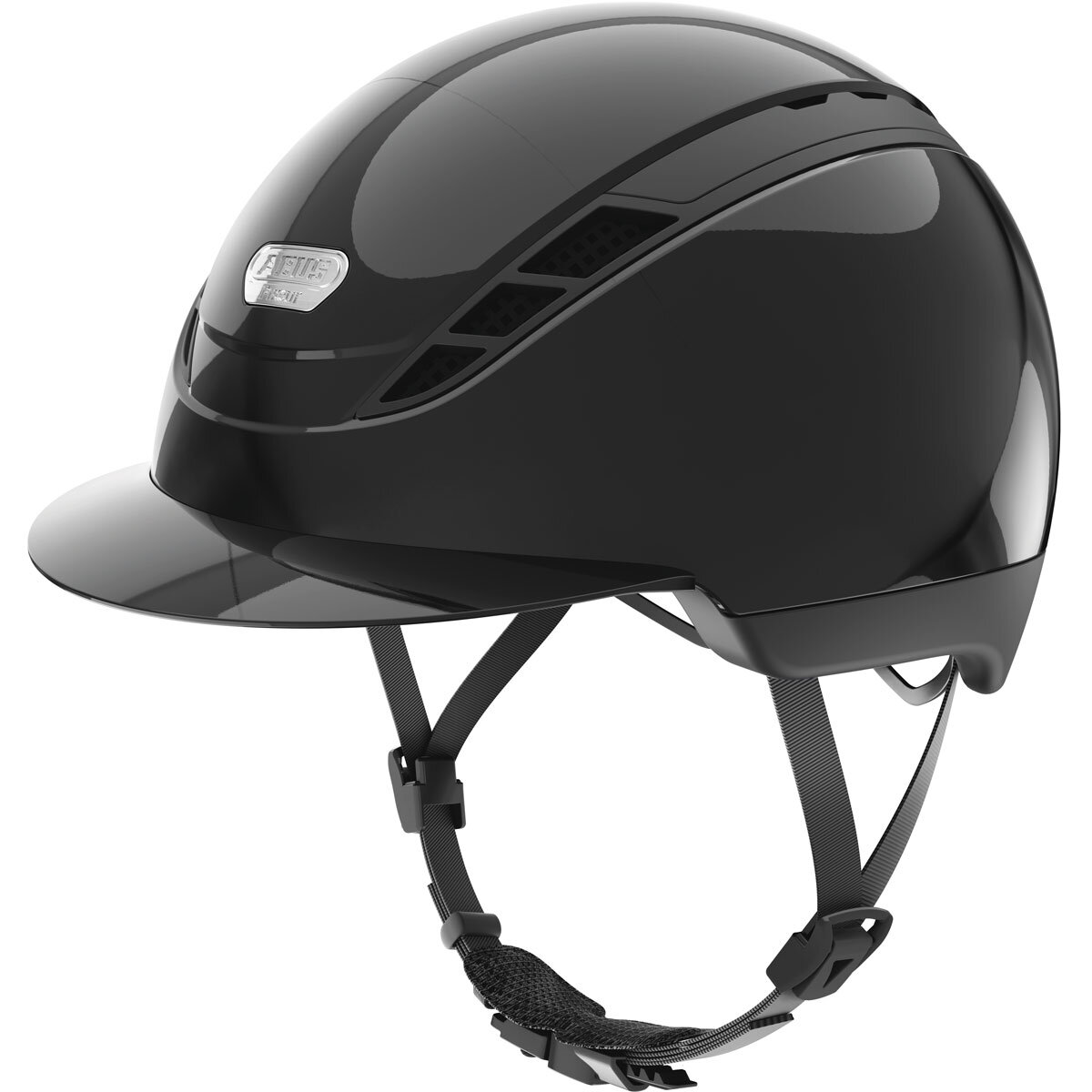 Bild von ABUS Pikeur Reithelm AirDuo, shiny black XS (48-52cm)