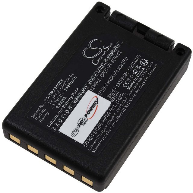 Bild von Powery Akku für Teleradio Typ 22.381.2 Akku 2400 mAh (3.7 V)