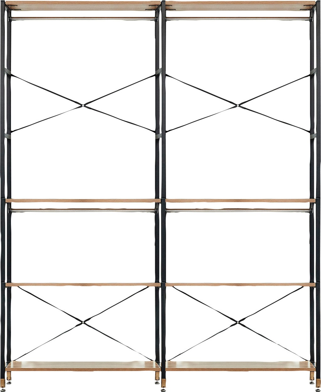 Bild von Standregal HOME AFFAIRE, beige (natur), B:167,5cm H:210cm T:30cm, MDF, Metall, Regale, inklusive 4 Kleiderstangen
