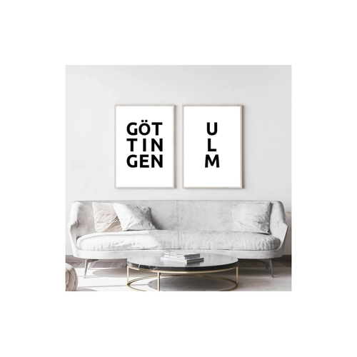 Bild von MOTIVISSO Poster Stadt GÖTTINGEN (13 cm x 18 cm) - Dekoration für Ihr Zuhause