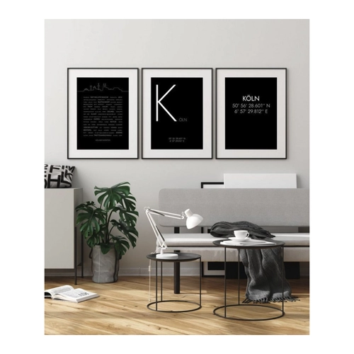 Bild von MOTIVISSO Poster Köln Koordinaten #1