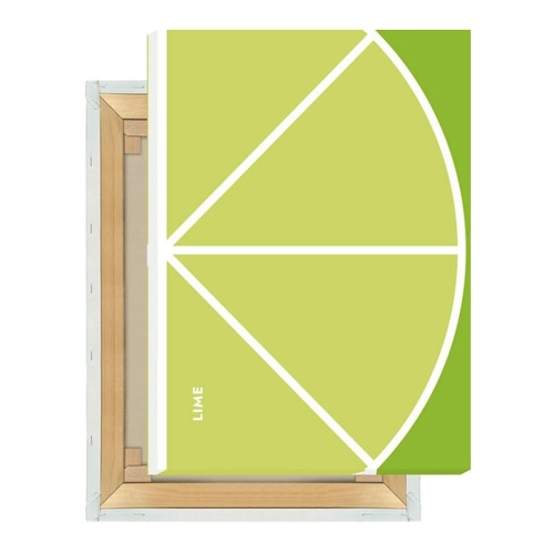 Bild von MOTIVISSO Leinwandbild Obst & Gemüse - Lime