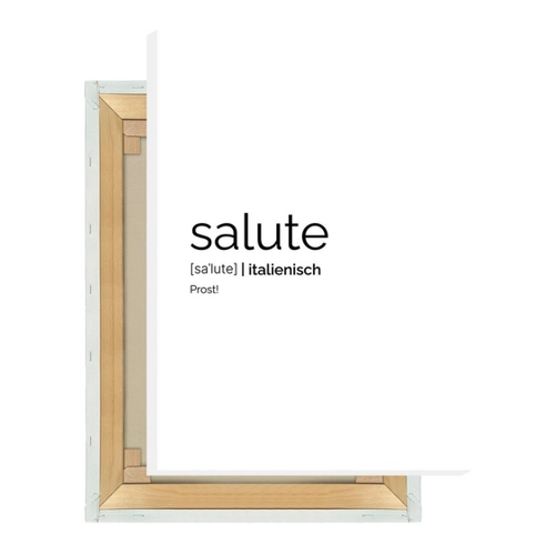 Bild von MOTIVISSO Leinwand Salute