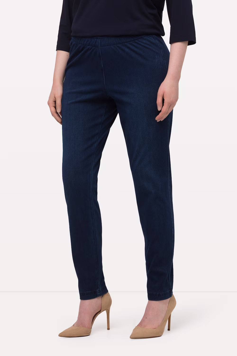 Bild von Große Größen Jeggings Sienna, Damen, blau, Größe: 50, Baumwolle/Polyester/Elasthan, Ulla Popken