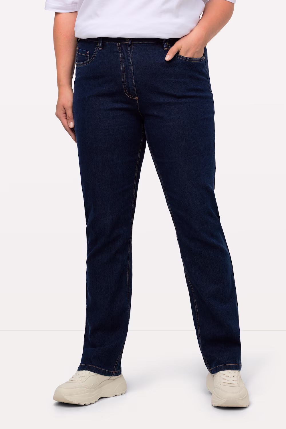Bild von Große Größen Jeans Mandy, Damen, blau, Größe: 22, Baumwolle/Polyester, Ulla Popken