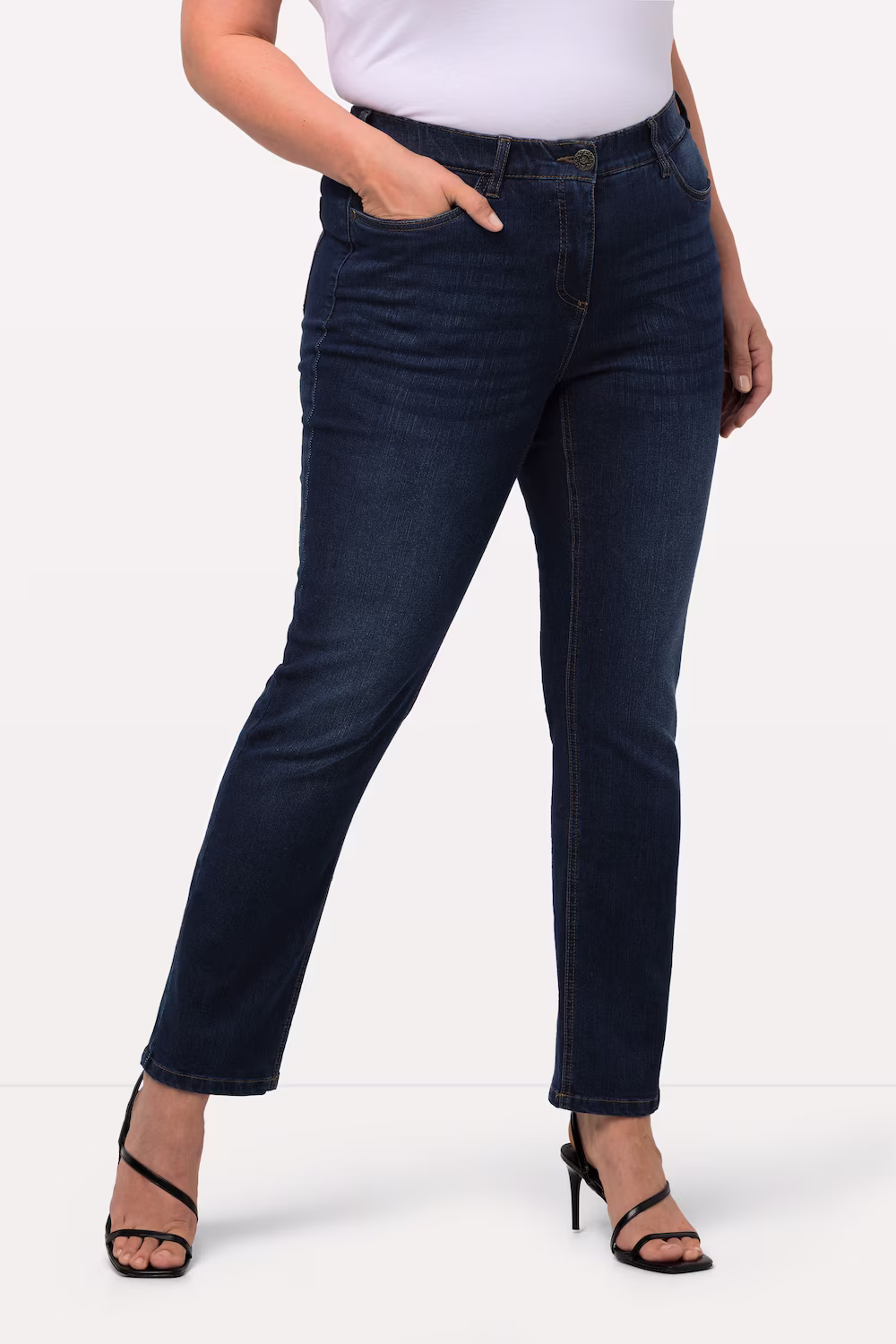 Bild von Große Größen Jeans Sammy, Damen, blau, Größe: 124, Baumwolle/Polyester/Viskose, Ulla Popken