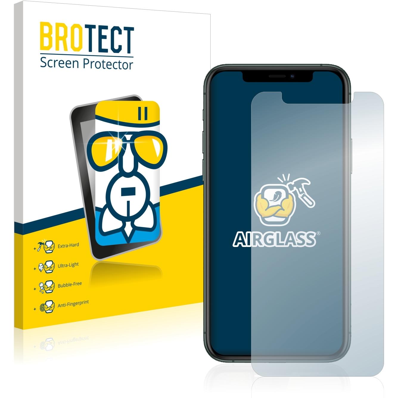 Bild von BROTECT AirGlass Panzerglasfolie (1 Stück, Apple iPhone 11 Pro), Smartphone Schutzfolie, Transparent