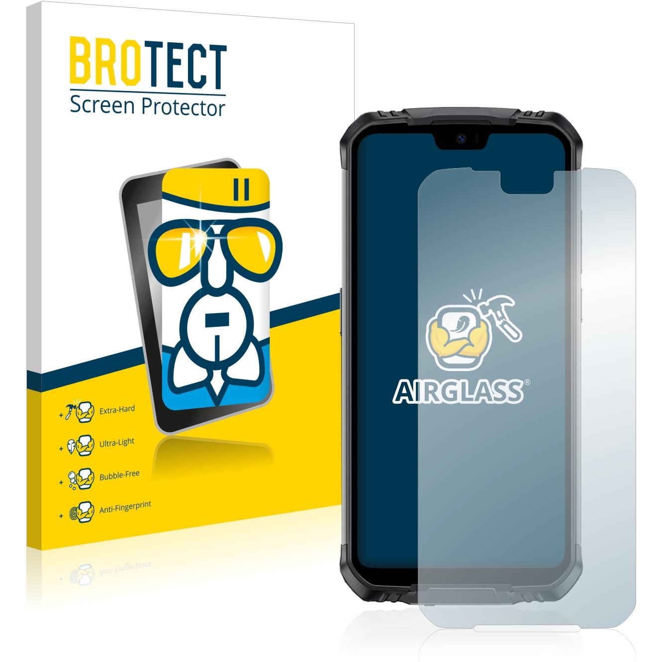 Bild von BROTECT AirGlass Panzerglasfolie (1 Stück, Doogee S68 Pro), Smartphone Schutzfolie, Transparent