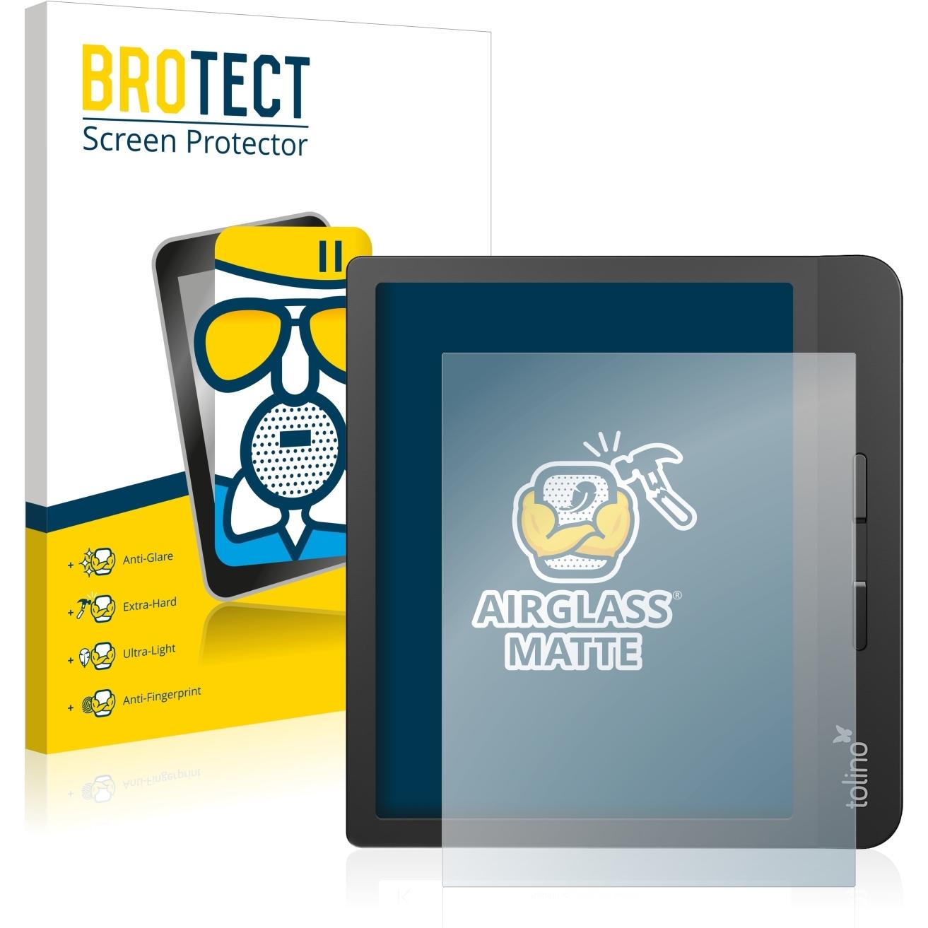 Bild von BROTECT AirGlass Panzerglasfolie Matt (vision 5), eReader Zubehör, Grau