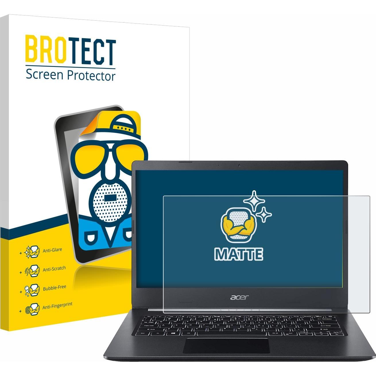 Bild von BROTECT Entspiegelungs-Schutzfolie Displayschutz Matt (14", 16 : 9), Notebook Schutzfolie