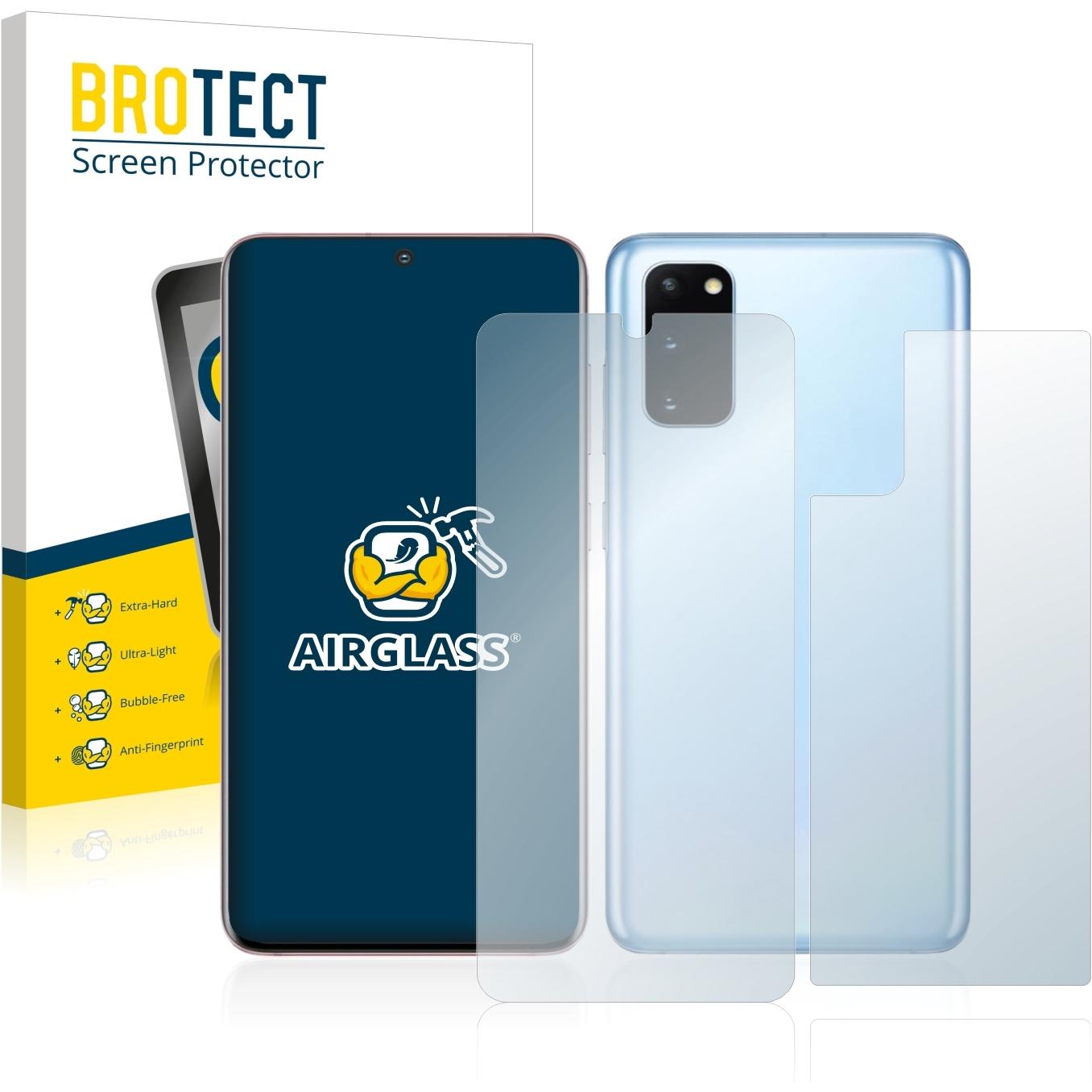 Bild von BROTECT AirGlass Panzerglasfolie (1 Stück, Samsung Galaxy S20), Smartphone Schutzfolie, Transparent