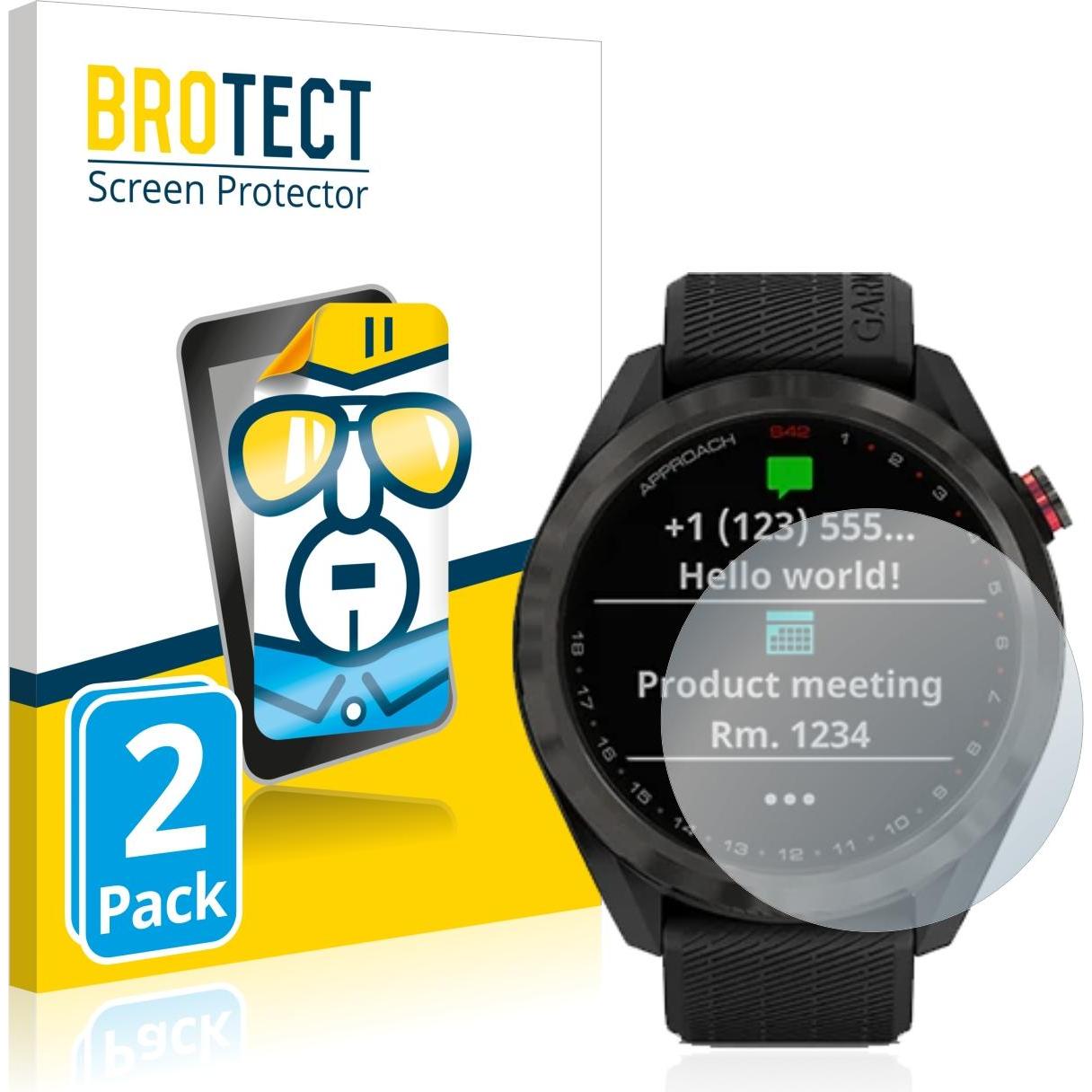 Bild von BROTECT Schutzfolie Displayschutz Klar, Smartwatch Schutzfolie, Transparent