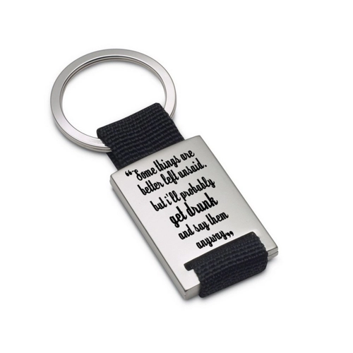 Bild von Lieblingsmensch Schlüsselanhänger - Some things are better left unsaid