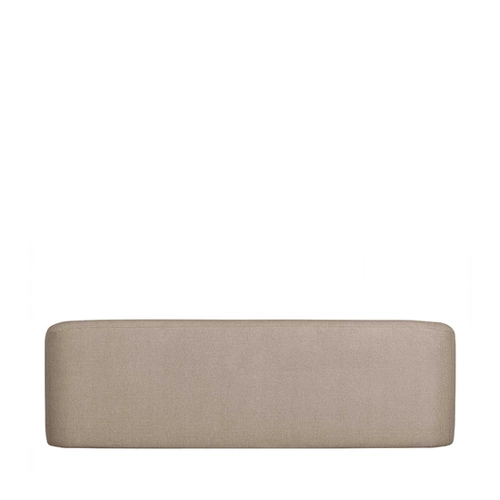 Bild von Sofa Dreisitzer Beige aus Chenillegewebe im Skandi Design
