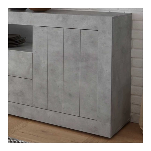 Bild von Wohnzimmer Sideboard in Beton Grau mit Sockelgestell von Homedreams
