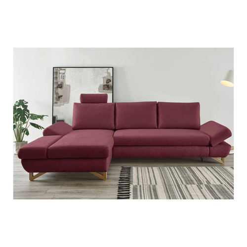 Bild von Modernes Skandi Sofa in Bordeaux