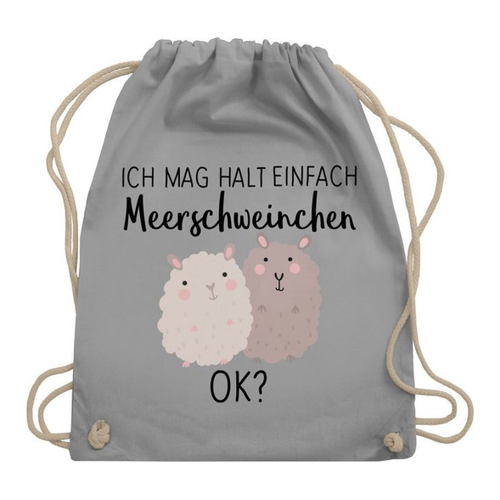 Bild von Shirtracer Turnbeutel Ich mag halt einfach Meerschweinchen OK? – Der perfekte Begleiter für Meerschweinchen-Fans