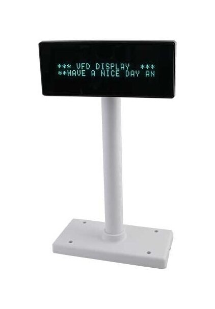 Bild von ARTDEV VFD222 - VFD Kundendisplay, USB + RS232, Klar Weiß