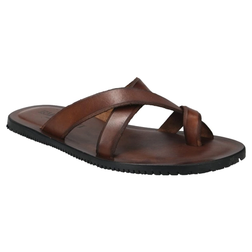 Bild von Emozioni Sandalette M5003 - Stilvolle Herren-Sandale aus Glattleder