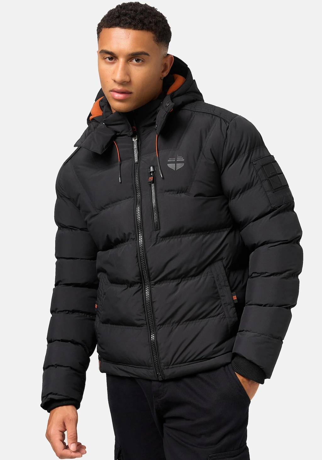Bild von Stone Harbour Winterjacke Arvidoo Modische Herren Winter Steppjacke